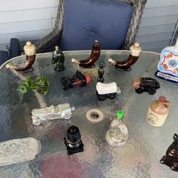 Collection Of Antique Avon Cologne Bottles 