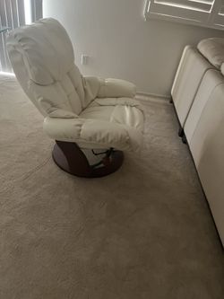 Reclining Chair And Footrest