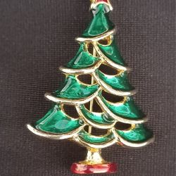 Christmas Tree Pin Brooch 