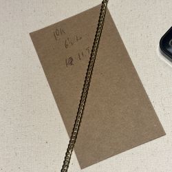 10k Gold Cuban Link Bracelet 