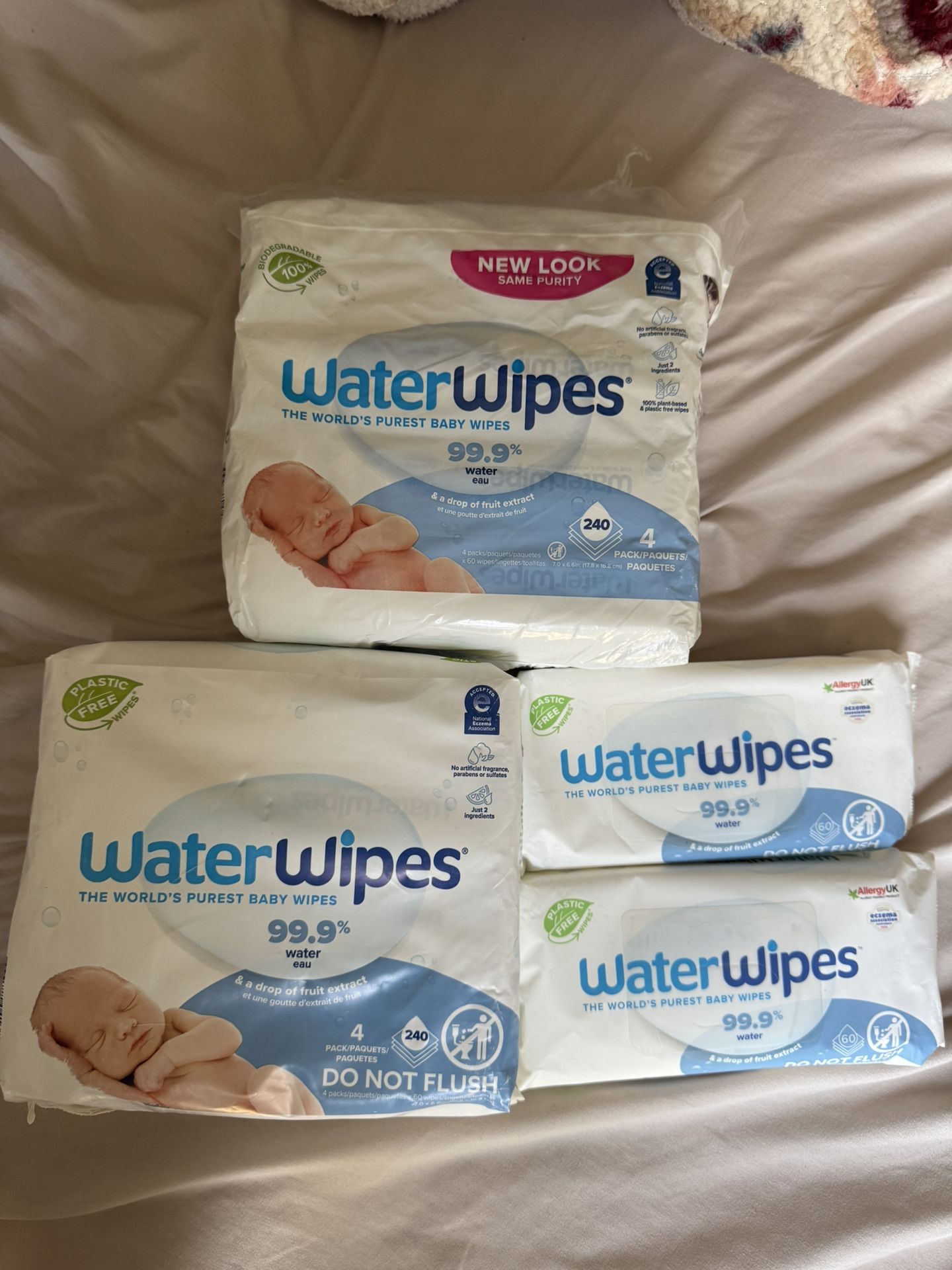 600 Water Wipes