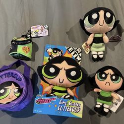 The Powerpuff Girls Buttercup Lot of 5 (1(contact info removed)) new with tags