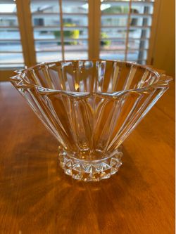 Rosenthal Germany Crystal Fluted Pedestal Bowl