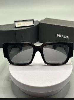 Prada Symbole Sunglasses – Black / Dark Grey