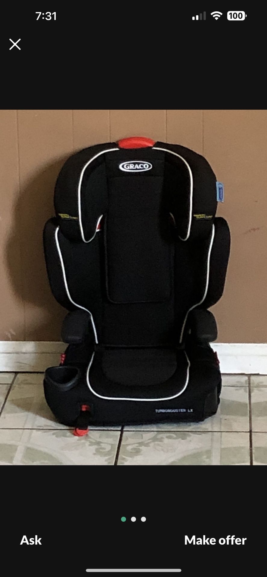 LIKE NEW GRACO TURBO BOOSTER SEAT!!!!