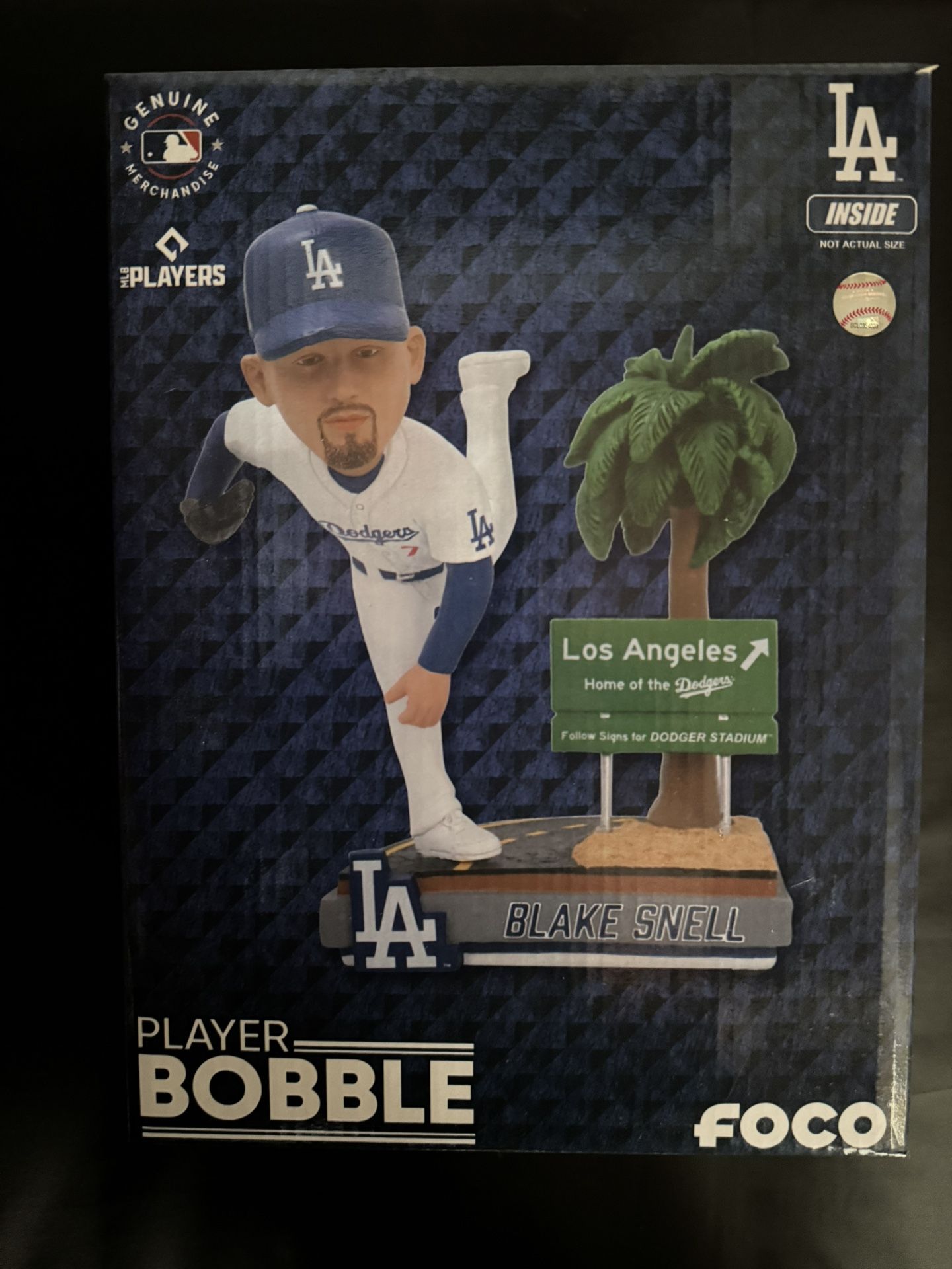 Dodgers Blake Snell FOCO Next Stop Bobblehead