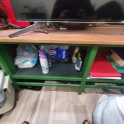 TV Stand Green Color