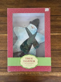Snowman Christmas Tree Topper