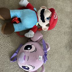 Mario And Angel Stitch Backpack 