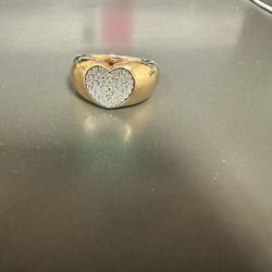 Heart Swavroski Ring