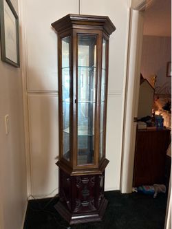 Small curio cabinet