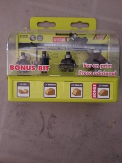 Ryobi Router Bits framing and molding