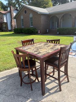 Table and 4 Chairs