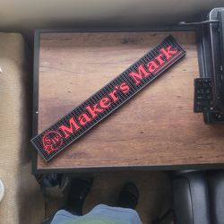 Maker's Mark Rubber Bar Mat