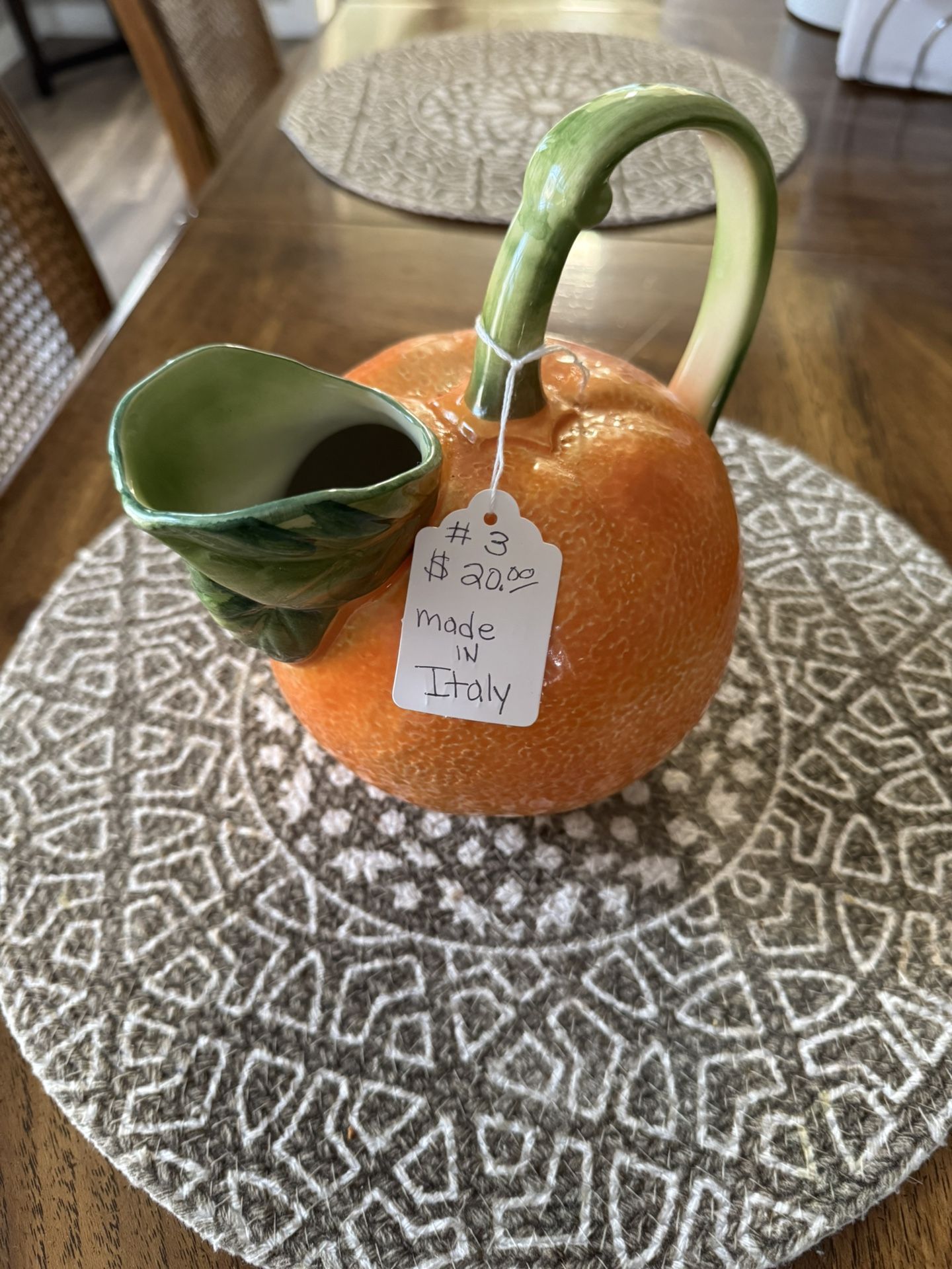 Orange ๐ Pitcher