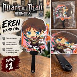 Eren, Attack on Titan Fan - $1