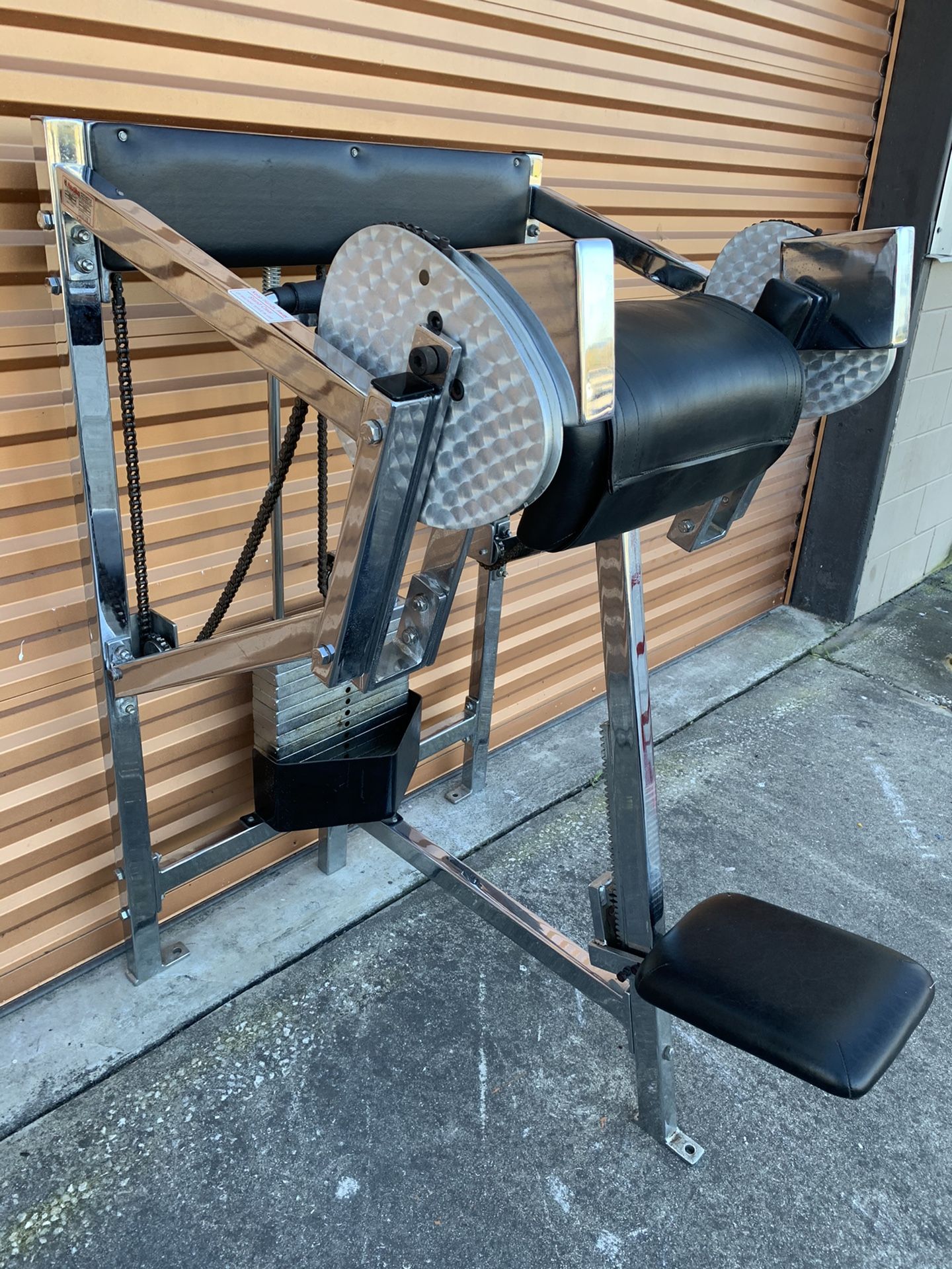 RARE Nautilus Bicep Curl Chrome Frame Generation 1 / 1st Gen, Like New