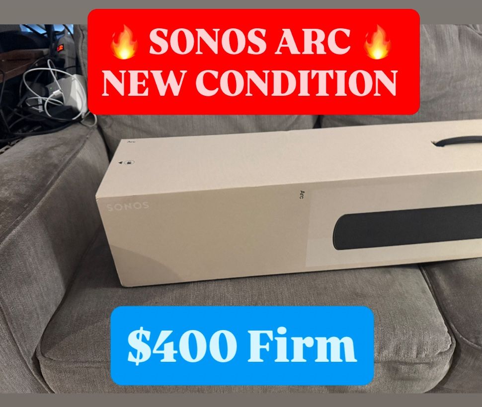 🔥 SONOS ARC 🔥 $400 NEW CONDITION 🔥