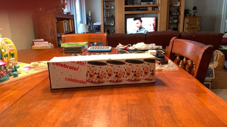 Set Of 4 Christmas Mugs