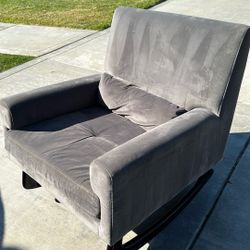 Grey Rocking Chair