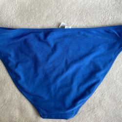 Aerie Women's Bikini Swimsuit Bottom Blue Vibe Large EUC
