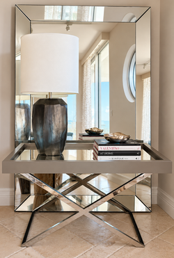 Contemporary Gray Console Tables – Set of 2