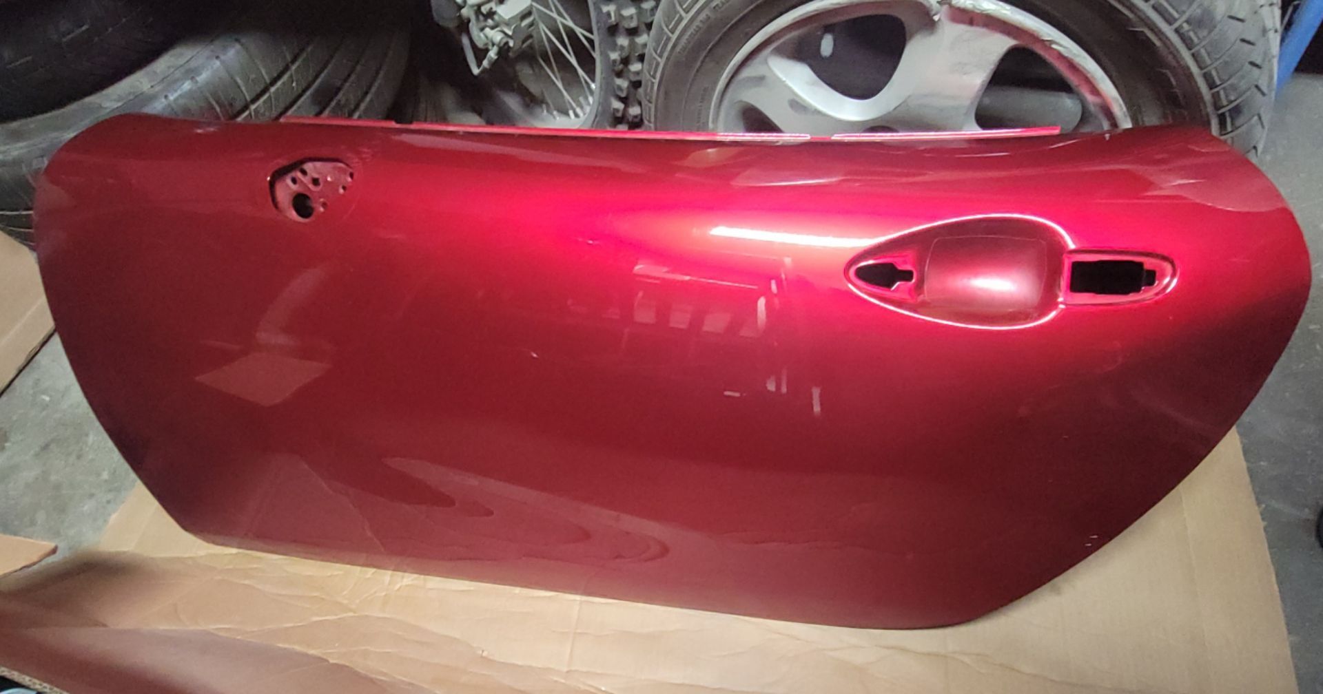๐ Mazda MX-5 Miata OEM Driver Side Door Assembly Fitment: 2016โ2023 | Soul Red Crystal Metallic