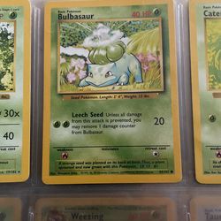Shadow Bulbasaur Pokémon Card