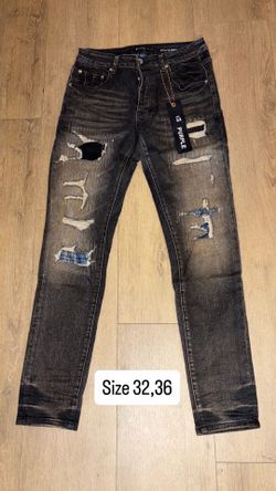 Purple jeans