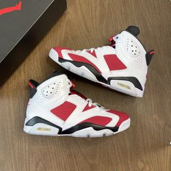 Jordan 6 Carmine Size 9 