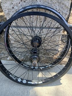 Bmx rims plain black
