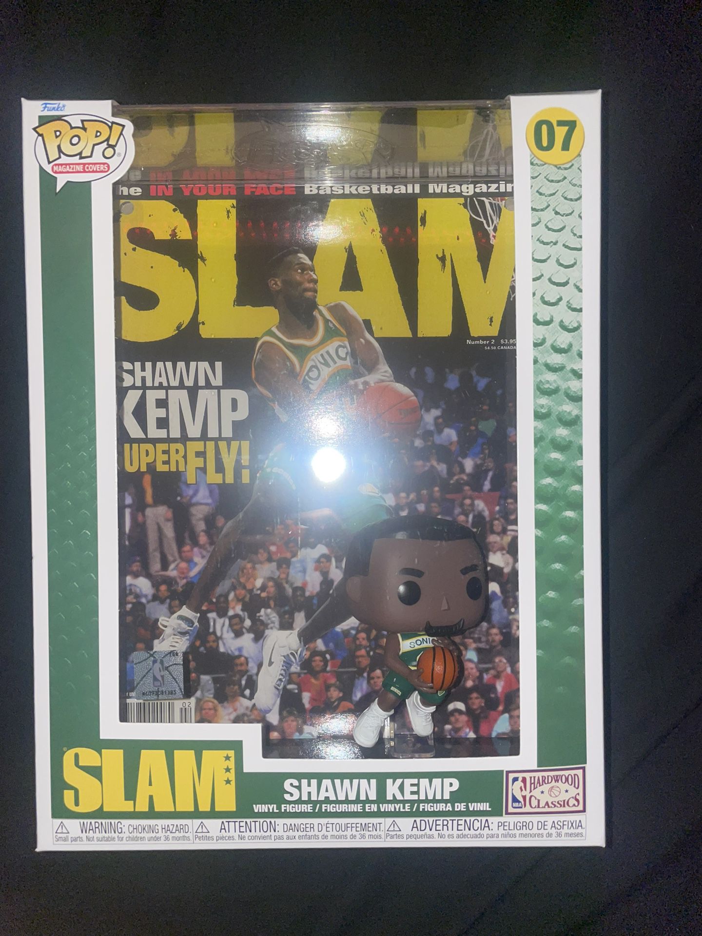  Funko Pop! NBA Cover: SLAM - Shawn Kemp : Funko: Toys & Games