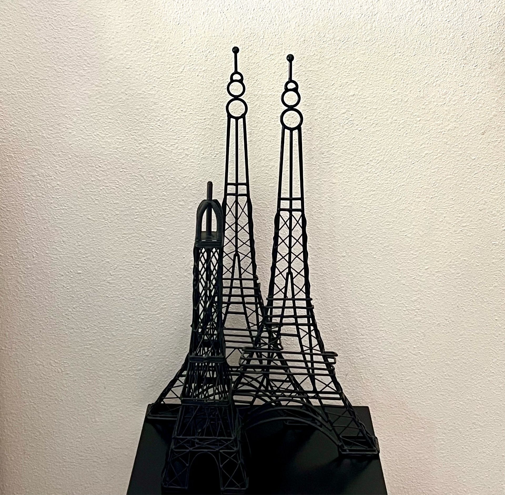 Paris Party decor: Eiffel Tower 3D Wall Decor
