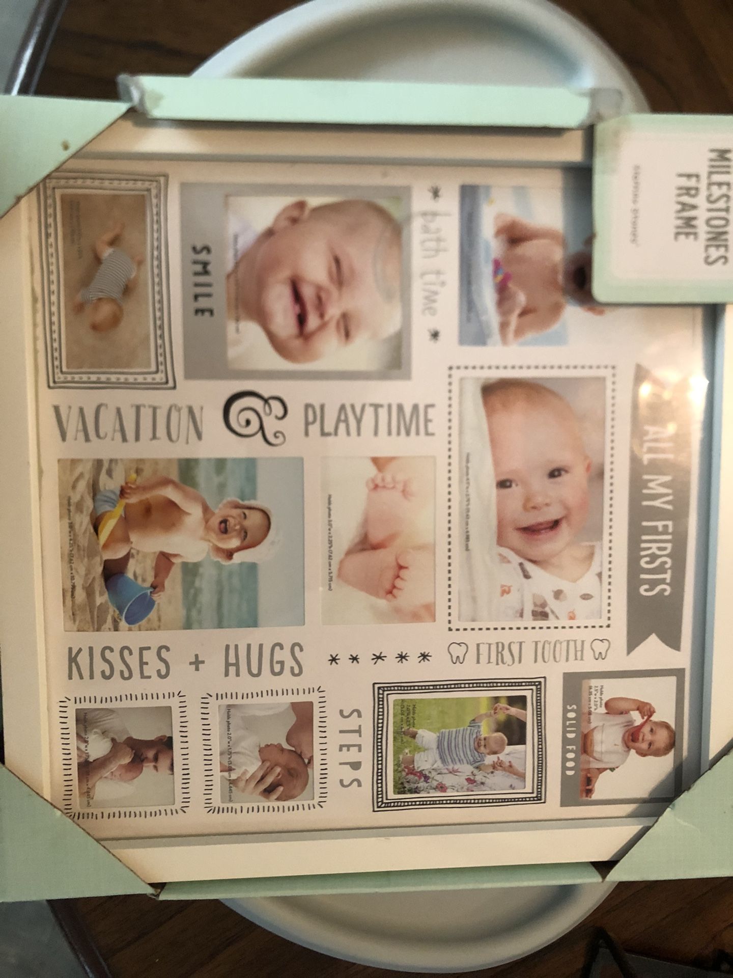 milestone baby frame 