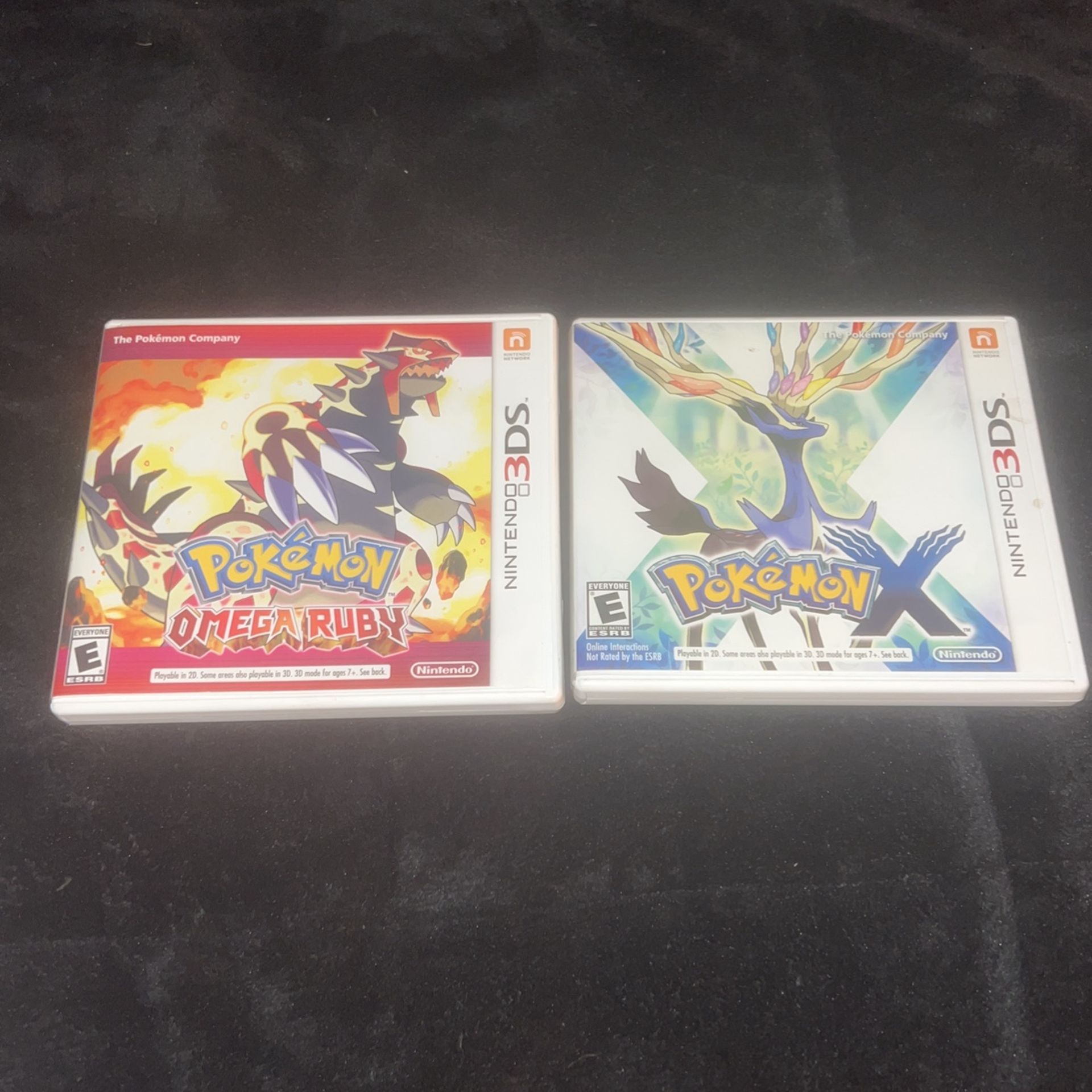 Nintendo 3DS: Pokemon X; Omega Ruby