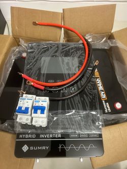 Inverter, battery and installation for working van, RV or food truck