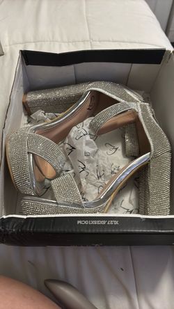 Silver heels