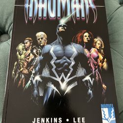 marvel comics graphic novem INHUMANS 