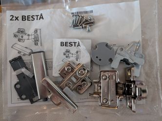 BESTA Hinges Full set Parts Screws Hinge Soft Close
