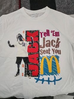 Cactus Jack MCD Print White TEE