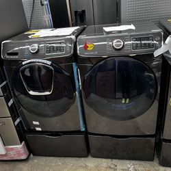 SAMSUNG FRONT LOAD WASHER AND DRYER