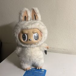 Labubu angel in clouds