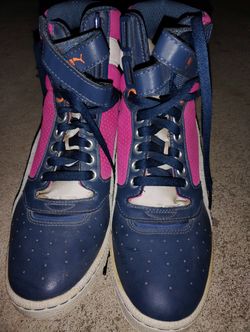 women's puma sky contact high top sneakers size 8.5