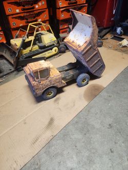 vintage dump truck toy