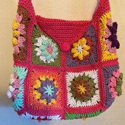 Hand Make Crochet Women Bag 