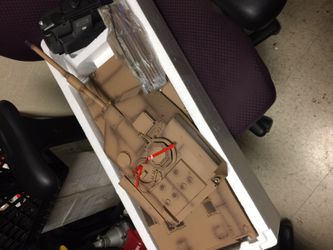 Tanque de guerra electrónico nuevo