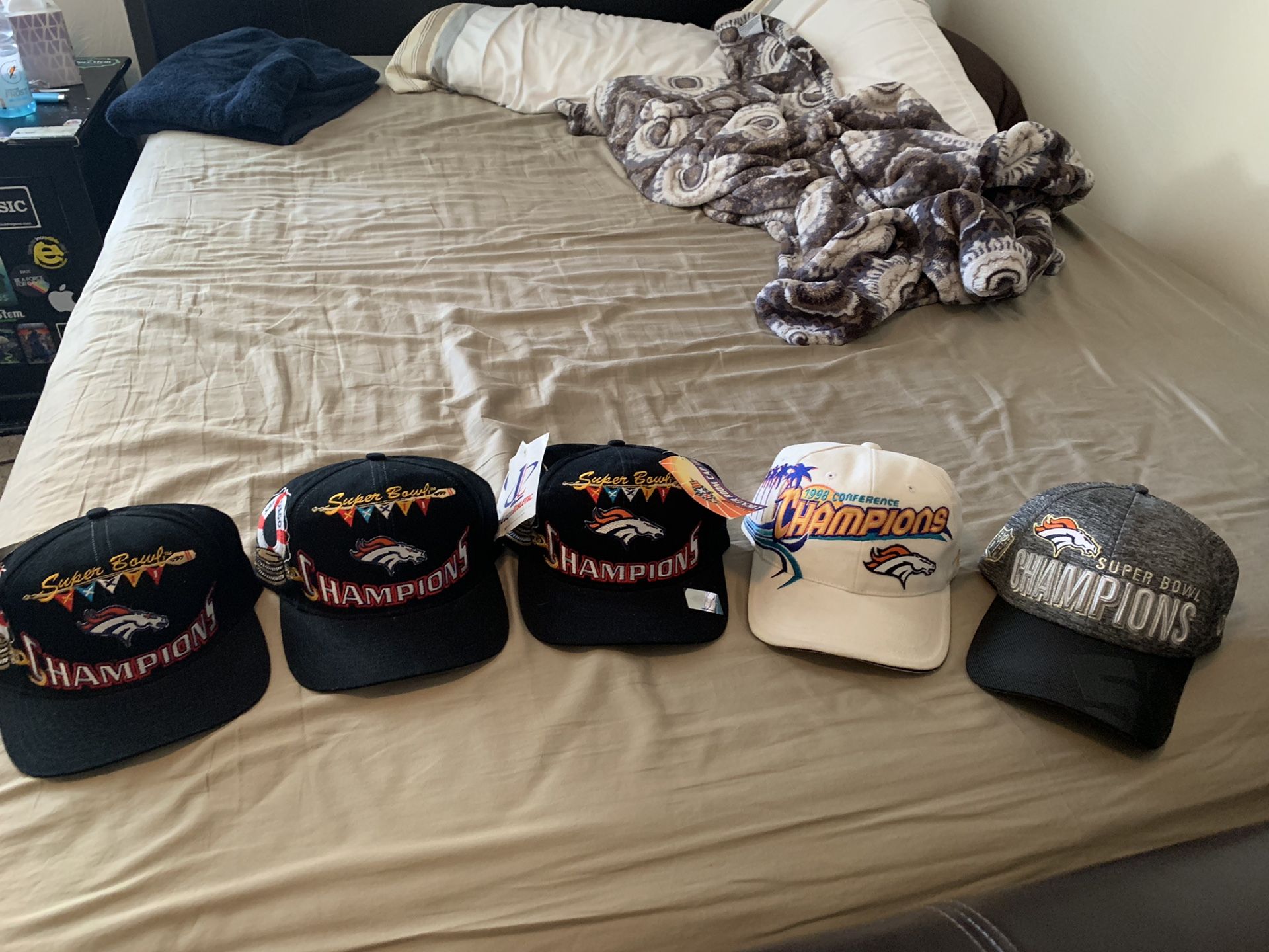 Super Bowl champion bronco hats