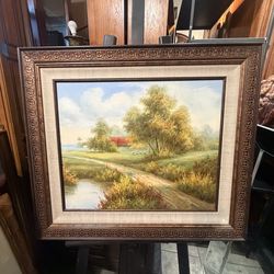 Beautiful oil on canvas