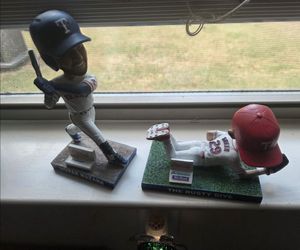 Texas Rangers bobble head bundle! 2019 Rusty Greer&2018 Norman Mazara