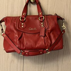 Coach Ashley Leather Satchel